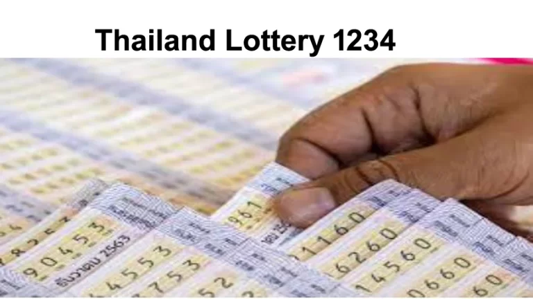 Thailand Lottery 1234 Win Thai Lotto 4pc 16-8-2023
